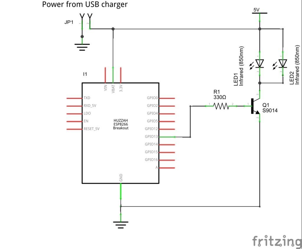 Esp8266 схема включения