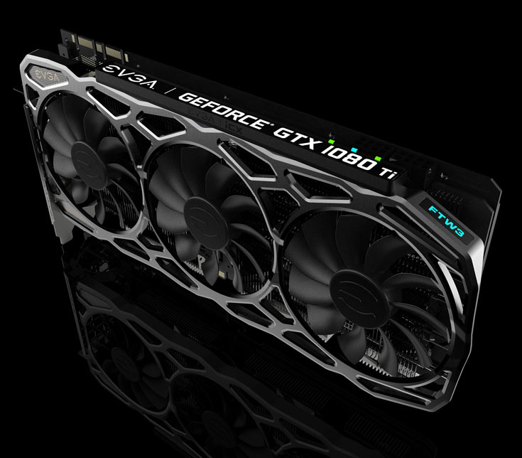 Когда 3D-карта EVGA GeForce GTX 1080 Ti FTW3 с системой охлаждения iCX появится в продаже и сколько она будет стоить — пока неизвестно