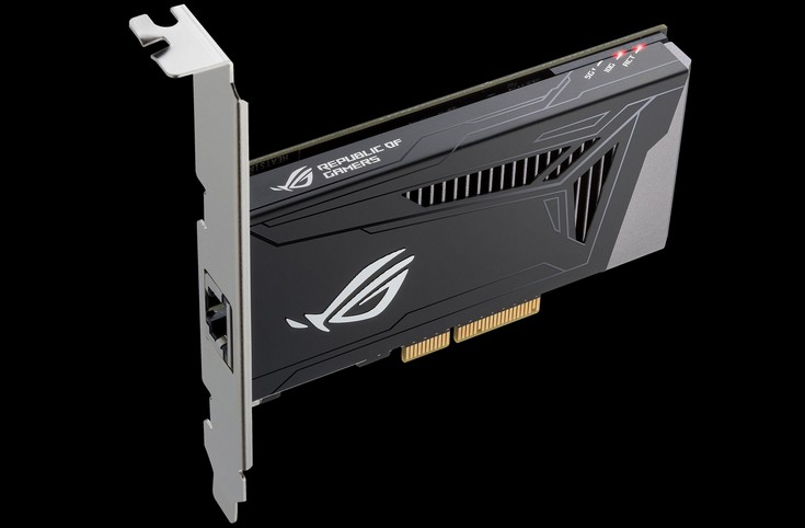 Asus представила адаптер ROG Areion 10G