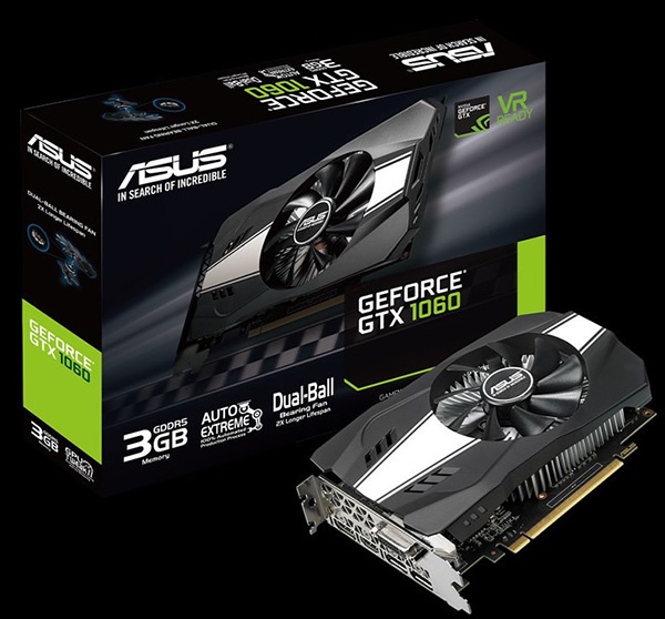 Asus GeForce GTX 1060 3 GB Phoenix