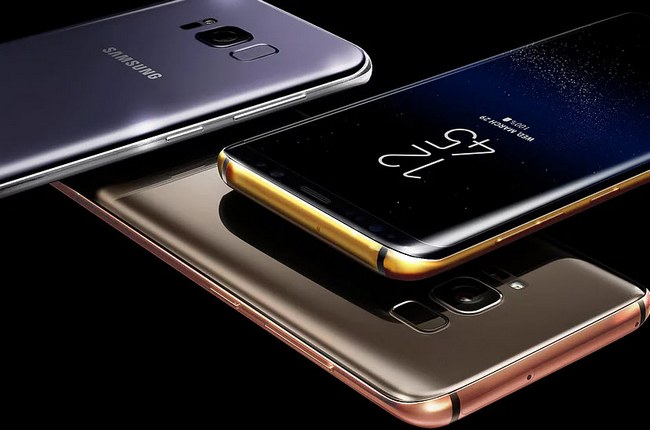 Truly Exquisite предлагает украшенные золотом и платиной смартфоны Samsung Galaxy S8 и S8+