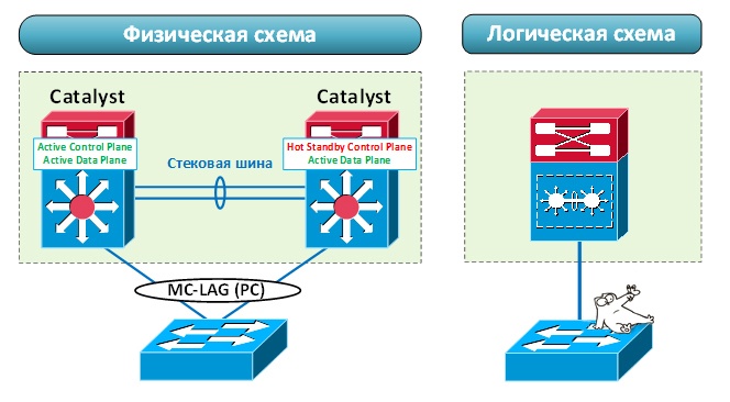 Есть ли стекирование в коммутаторах Cisco Nexus? - 2