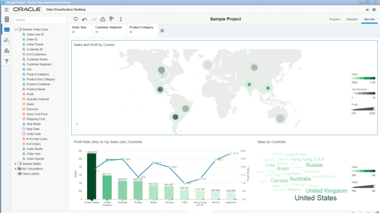 Data Visualization: Data Discovery от Oracle BI - 4