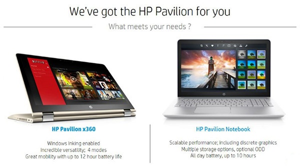 Обновленные HP Pavilion и Pavilion x360