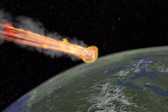 После столкновения с метеоритом на Земле поднимется разрушающий все ветер