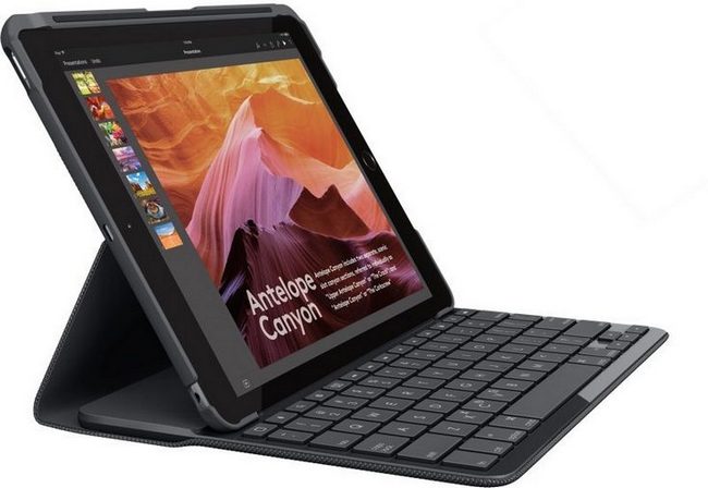 Представлен чехол со встроенной клавиатурой Logitech Slim Folio для iPad