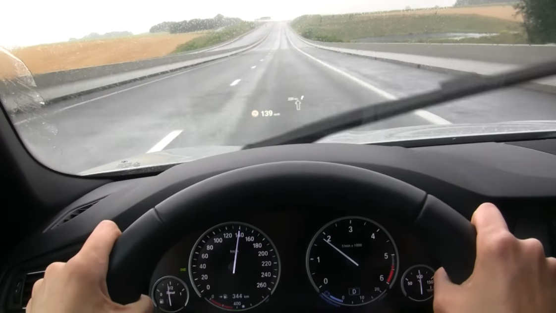 BMW e60 head up display