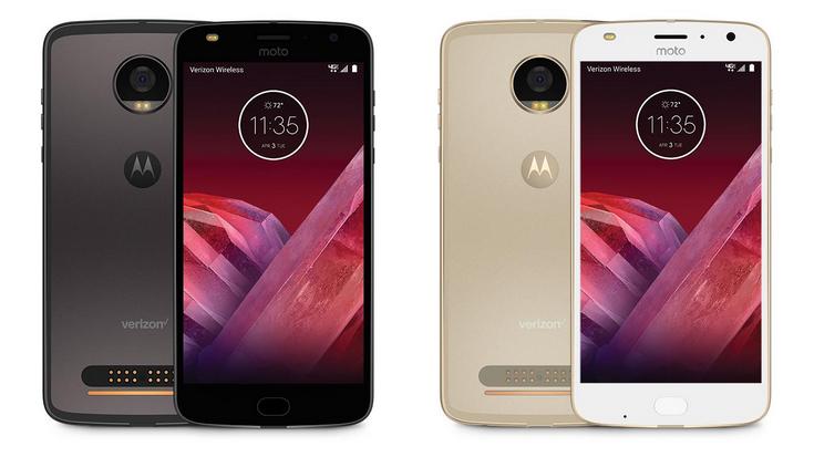 Moto Z2 Play получил менее ёмкий аккумулятор, но стал тоньше