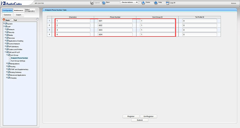 Вынос телефонных линий с помощью VoIP-шлюзов Audiocodes - 8