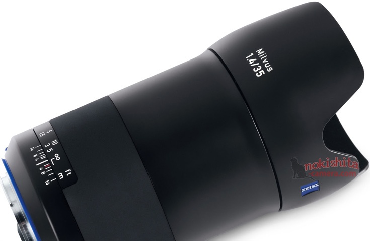 Полнокадровый объектив Zeiss Milvus 1.4/35 будет выпускаться в вариантах для зеркальных камер Canon и Nikon