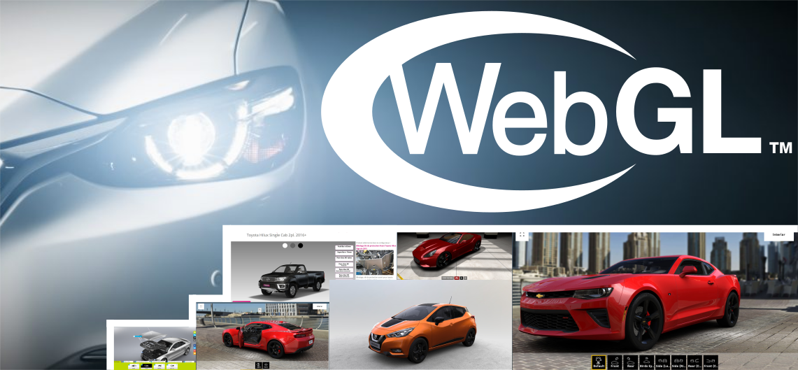 WEBGL. WEBGL logo. WEBGL Skoda. WEBGL Water.