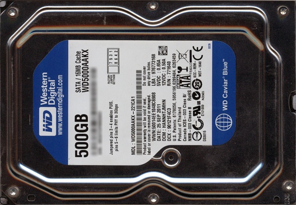 Грех администратора или восстановление данных из стучащего HDD Western Digital WD5000AAKX - 1