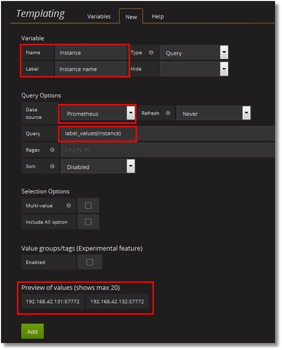 Set new variable