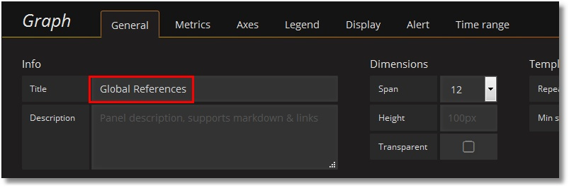 Set graph name