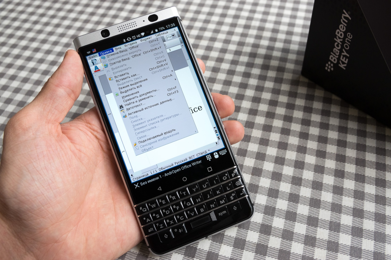 BlackBerry KEYone: о клавиатуре - 4