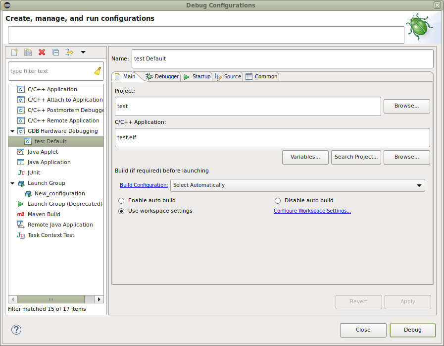 Hardware debugging. Отладка программ для AVR. Отладка AVR. Eclipse AVR Linux. Программирование AVR Linux.