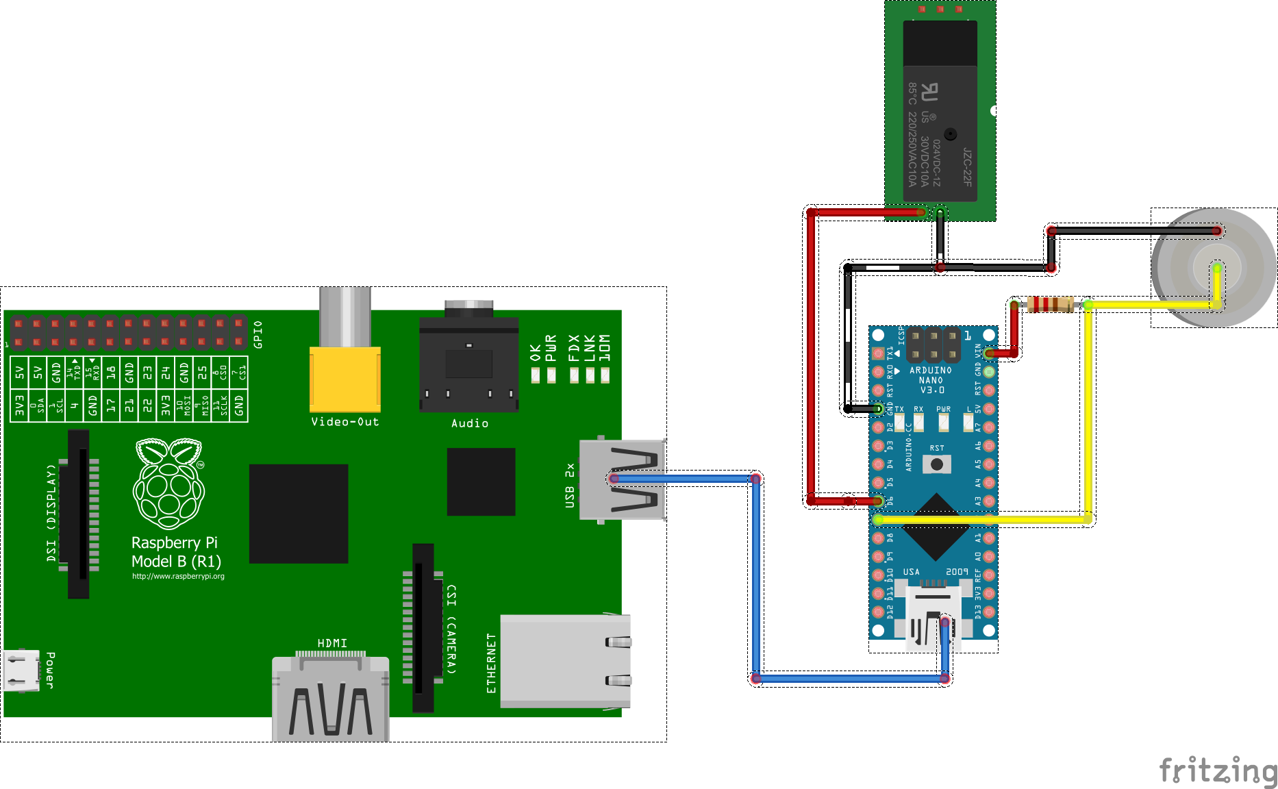 Подключение raspberry pi к arduino через usb