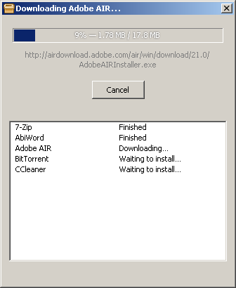 New Download Dialog: ReactOS