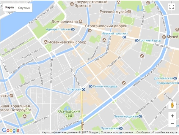 Google карта санкт петербурга