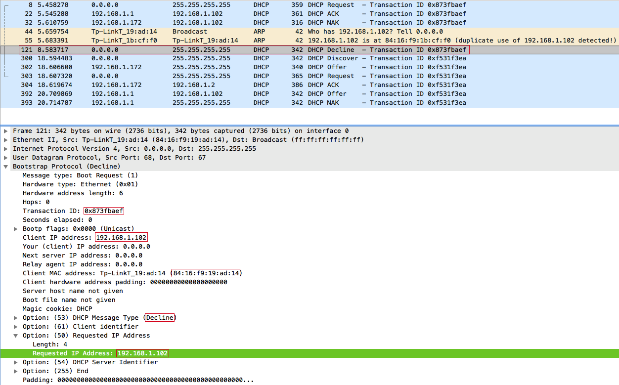 Dhcp не работает wifi 5