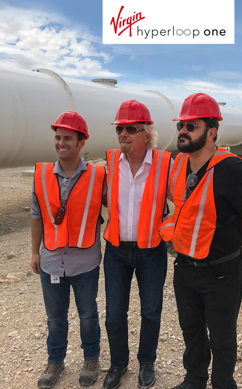 Hyperloop One получила инвестицию от Ричарда Брэнсона, став «Virgin Hyperloop One» - 2