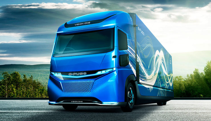 Электрогрузовик Mitsubishi E-Fuso Vision One имеет дальность хода в 350 км