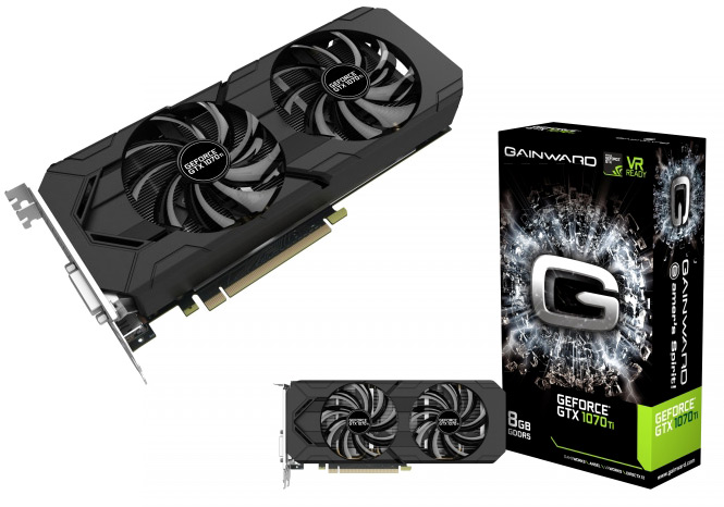 Серия 3D-карт Gainward GeForce GTX 1070 Ti включает две модели