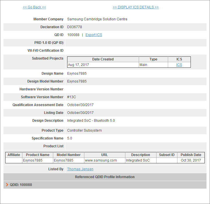 Основой Samsung Galaxy A5 (2018) и A7 (2018) послужит однокристальная система Samsung Exynos 7885