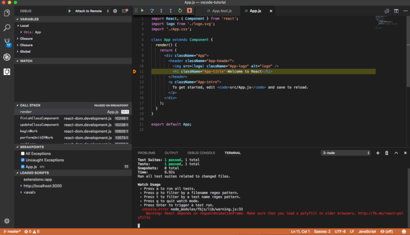 Отладка React-приложений в VS Code - 9