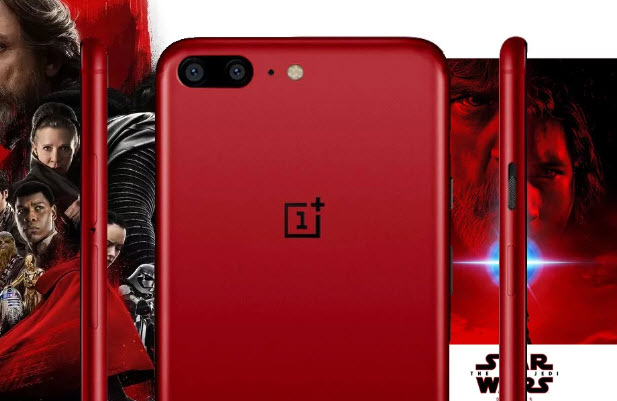 Появилась информация о специальной версии смартфона OnePlus 5T Star Wars Limited Edition