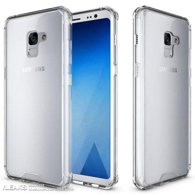 Производитель чехлов опубликовал изображения смартфона Samsung Galaxy A8 Plus (2018)