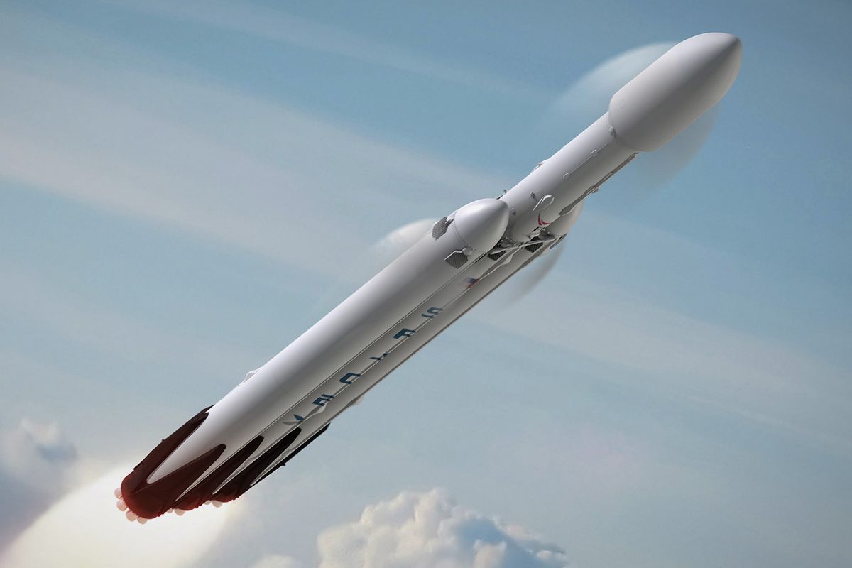 Электромобиль в нагрузке январского испытания Falcon Heavy оказался шуткой - 1