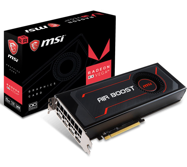 3D-карта MSI Radeon RX Vega 64 Air Boost