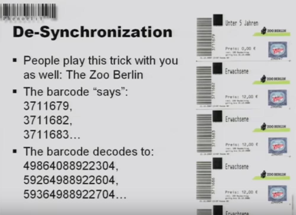 Конференция DEFCON 16. «Игры с баркодами». Феликс Линднер, глава Recurity Labs - 18