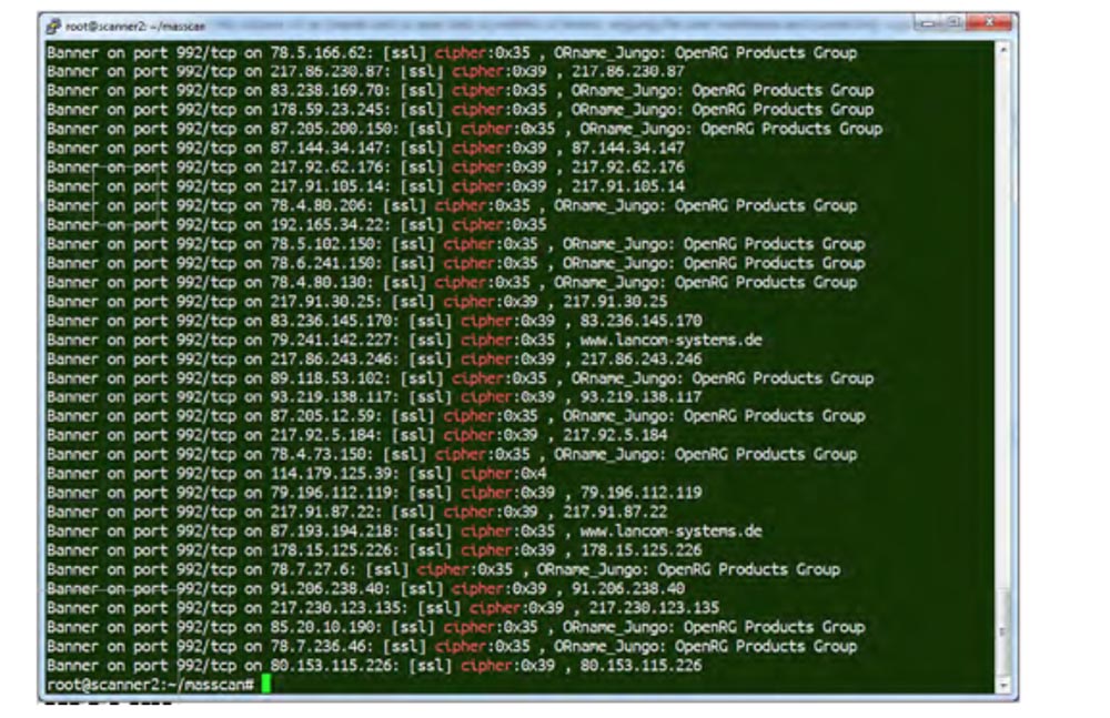 Конференция DEFCON 22. «Массовое сканирование Интернет через открытые порты». Роберт Грэхам, Пол МакМиллан, Дэн Тэнтлер - 9