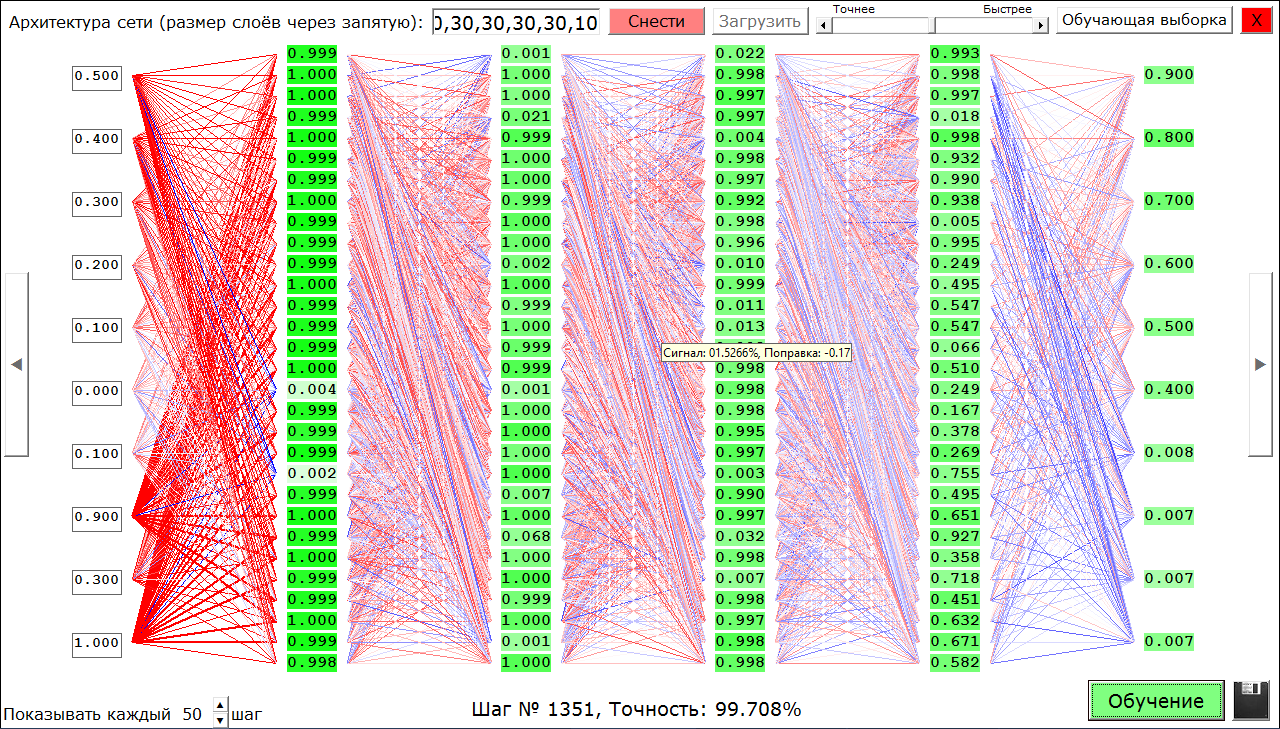 Пощупать нейросети или конструктор нейронных сетей - 1