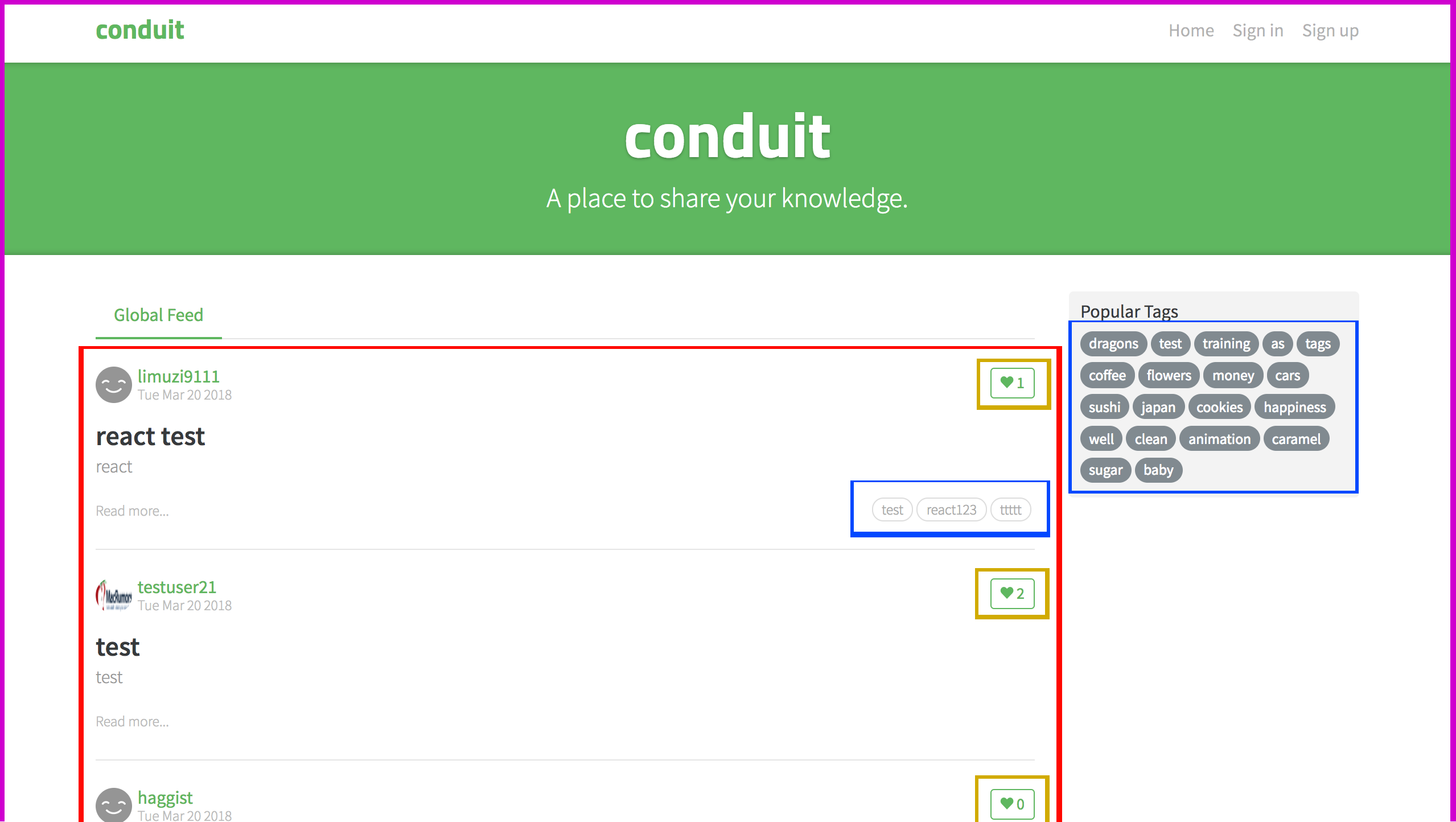 Разработка изоморфного RealWorld приложения с SSR и Progressive Enhancement. Часть 4 — Компоненты и композиция - 3