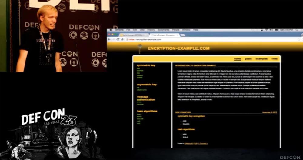 DEFCON 23. «Let'sEncrypt: чеканка бесплатных сертификатов шифрования для Интернет». Ян Жу, Питер Эккерсли, Джеймс Кастен - 17