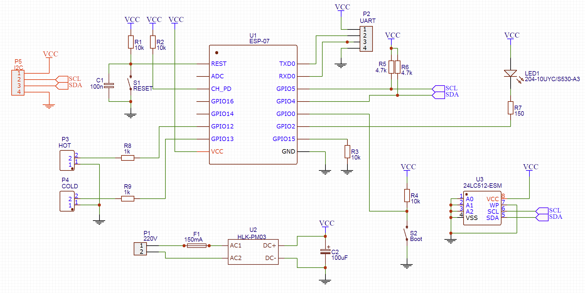 Esp8266 схема модуля