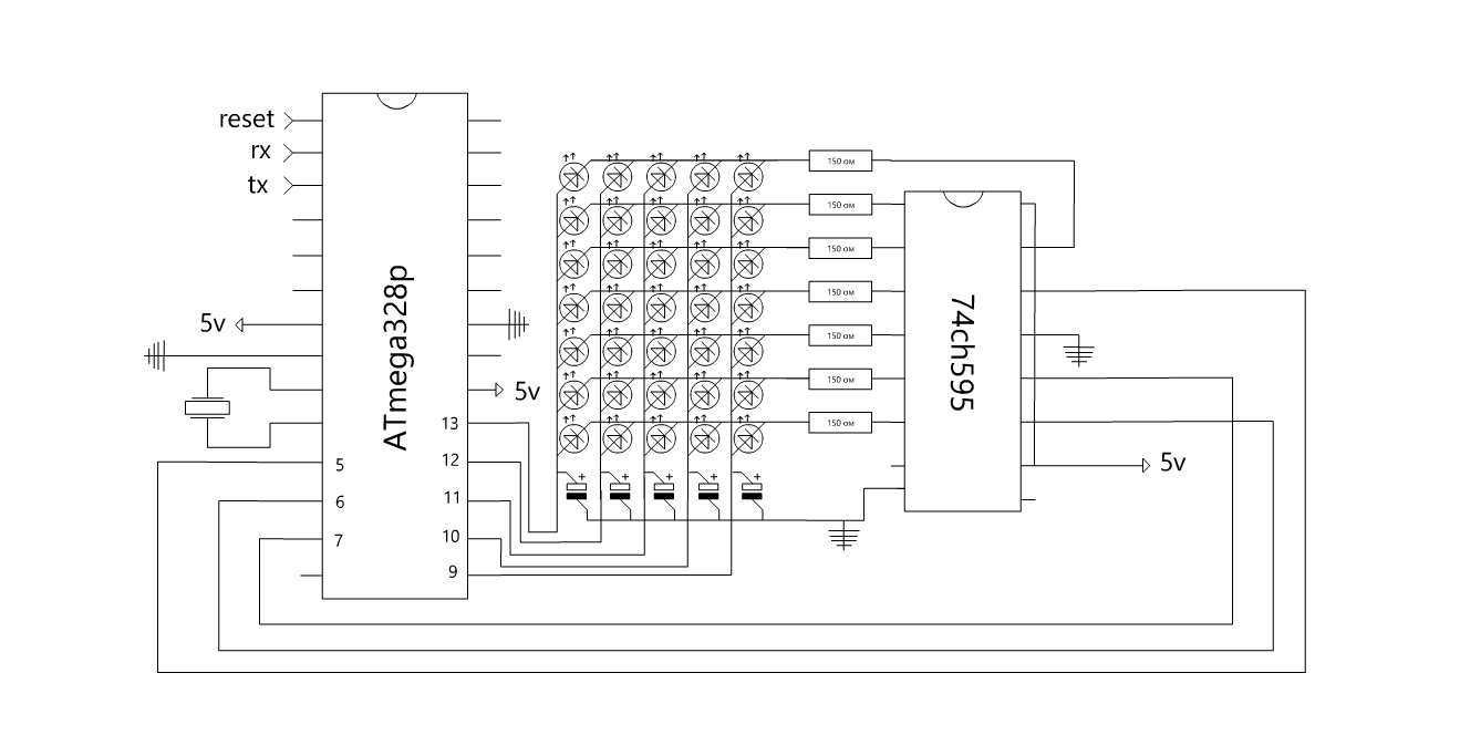 Микроконтроллер atmega328 схема