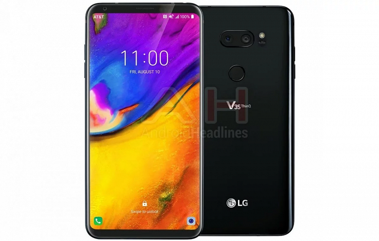 Опубликованы изображения смартфона LG V35 ThinQ