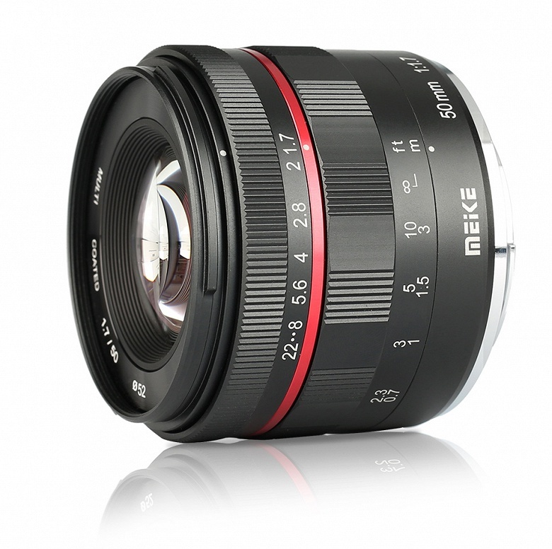 Представлен полнокадровый объектив Meike MK-50mm-F/1.7 с креплением Sony E