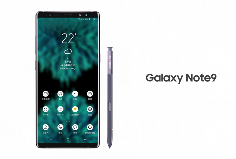 Опубликовано изображения планшетофона Samsung Galaxy Note9