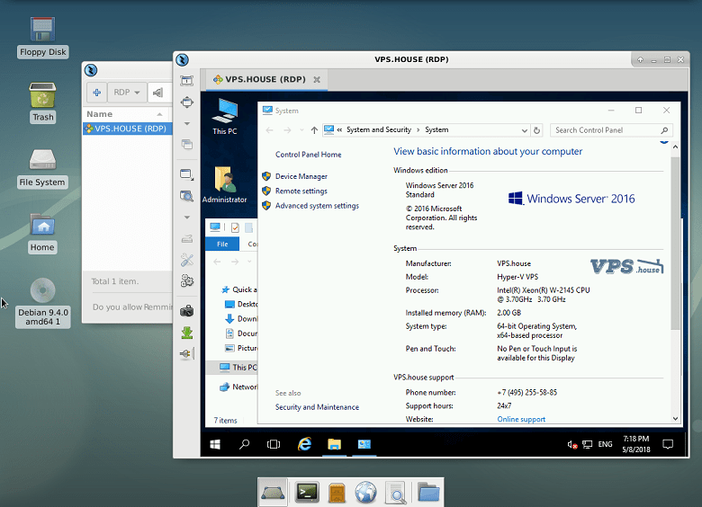 Rdp window. RDP рабочий стол. Клиент RDP Debian. RDP Linux. Linux Windows удаленный рабочий стол.