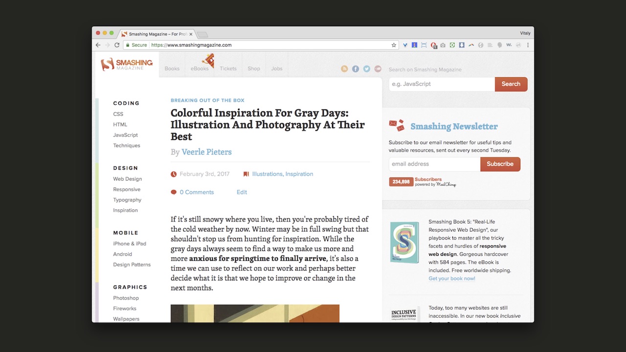 Редизайн с большой буквы: изучаем перезапуск Smashing Magazine в 2017-м - 1