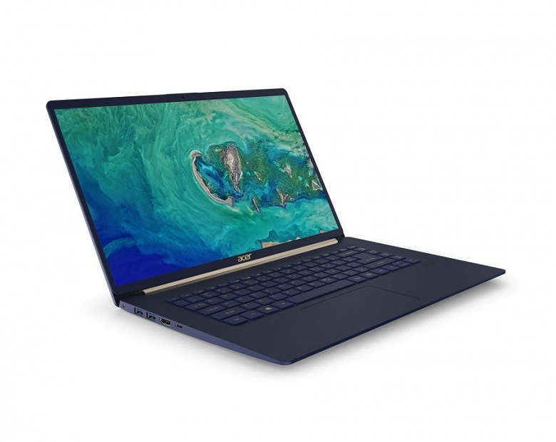 Экран ноутбука Acer Swift 5 стал больше