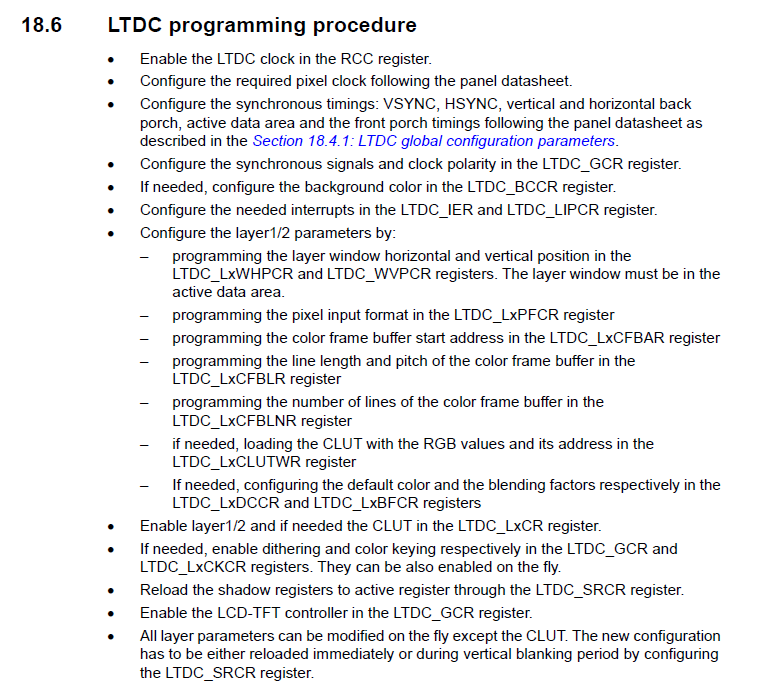 Запускаем дисплей на STM32 через LTDC… на регистрах - 3