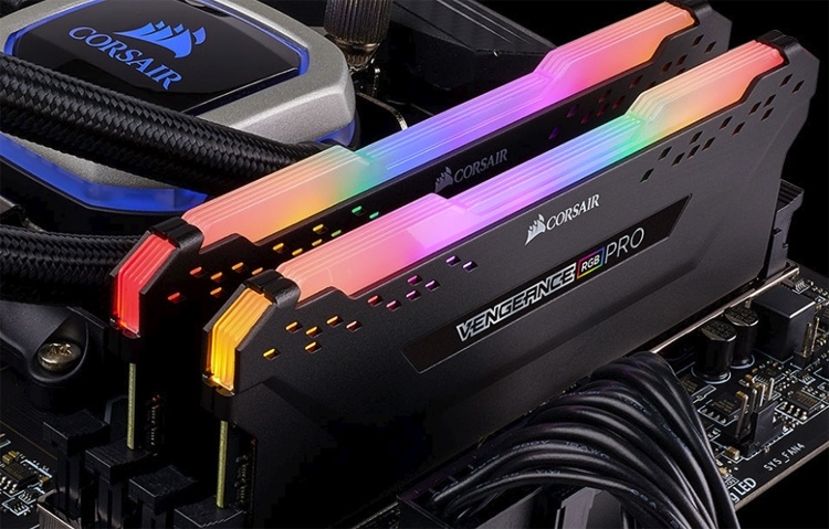 Computex 2018: модули памяти Corsair Vengeance RGB Pro с многоцветной подсветкой