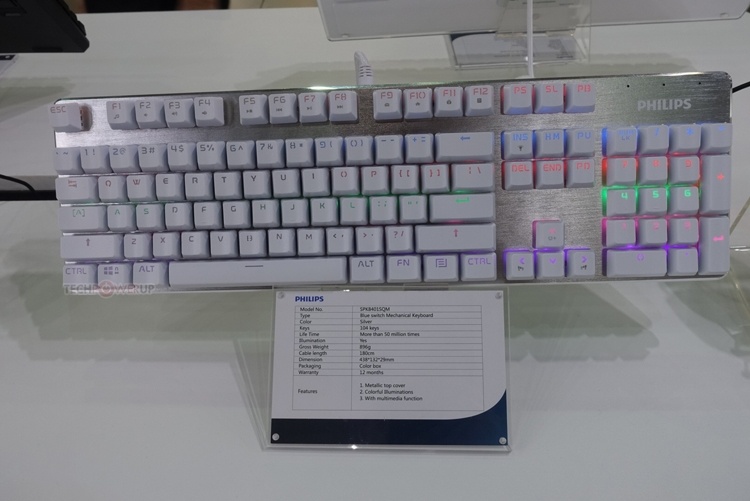 Computex 2018: игровые клавиатуры и мыши Philips