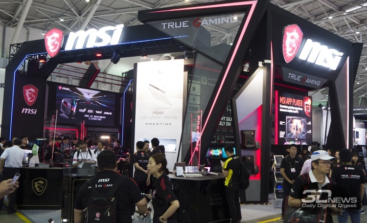 Репортаж со стенда MSI на выставке Computex 2018